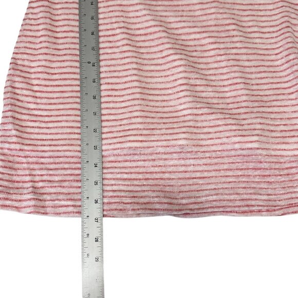 Splendid Striped Halter Pink Linen Blend Mini Popover Dress Sz M Sleeveless NWT - Picture 11 of 11